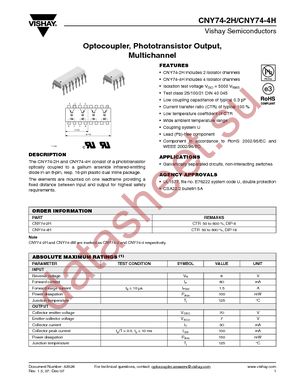 CNY74-4H datasheet  